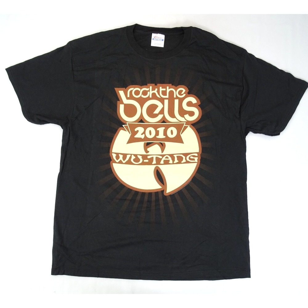 Wu-Tang Clan Rock The Bells 2010 Tour Shirt Short Sleeve Men's Size XL Concert